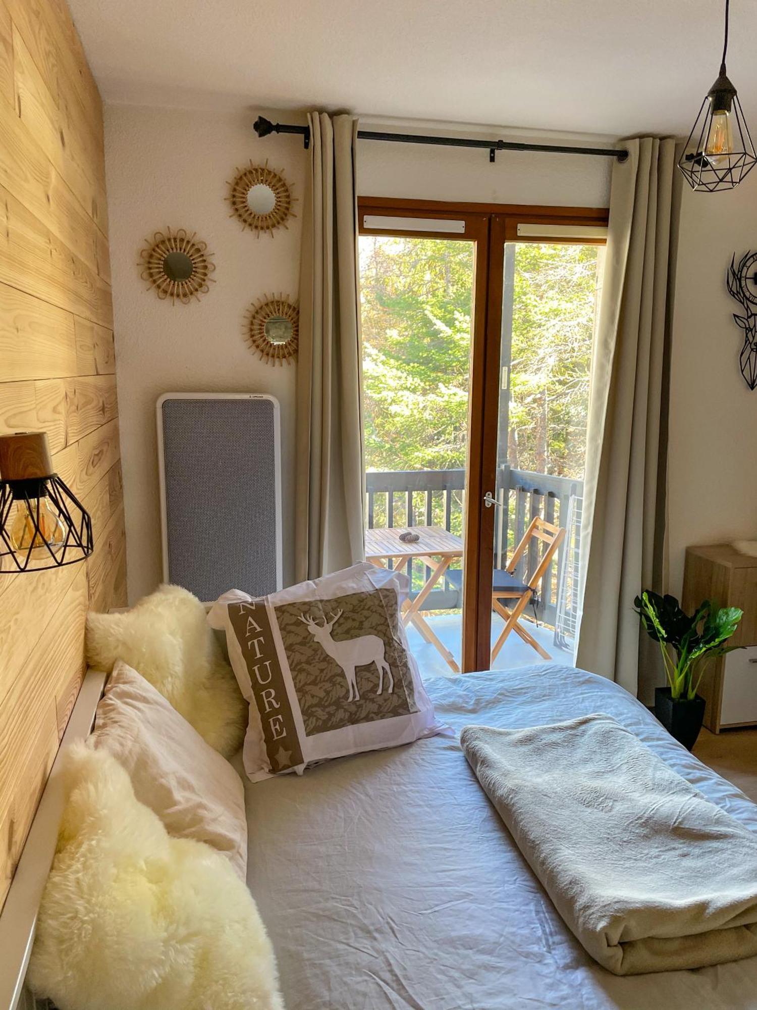 Chalereux Studio A La Montagne Auron Exterior foto